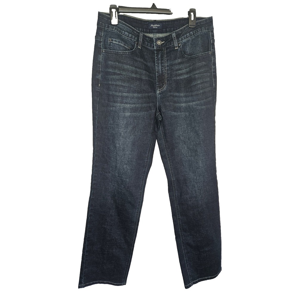Flag & Anthem Premium Denim Jeans Dark Wash Men's Straight Fit